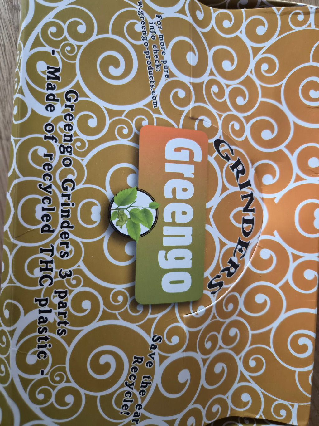 Greengo THC Recycled Plastic Grinder