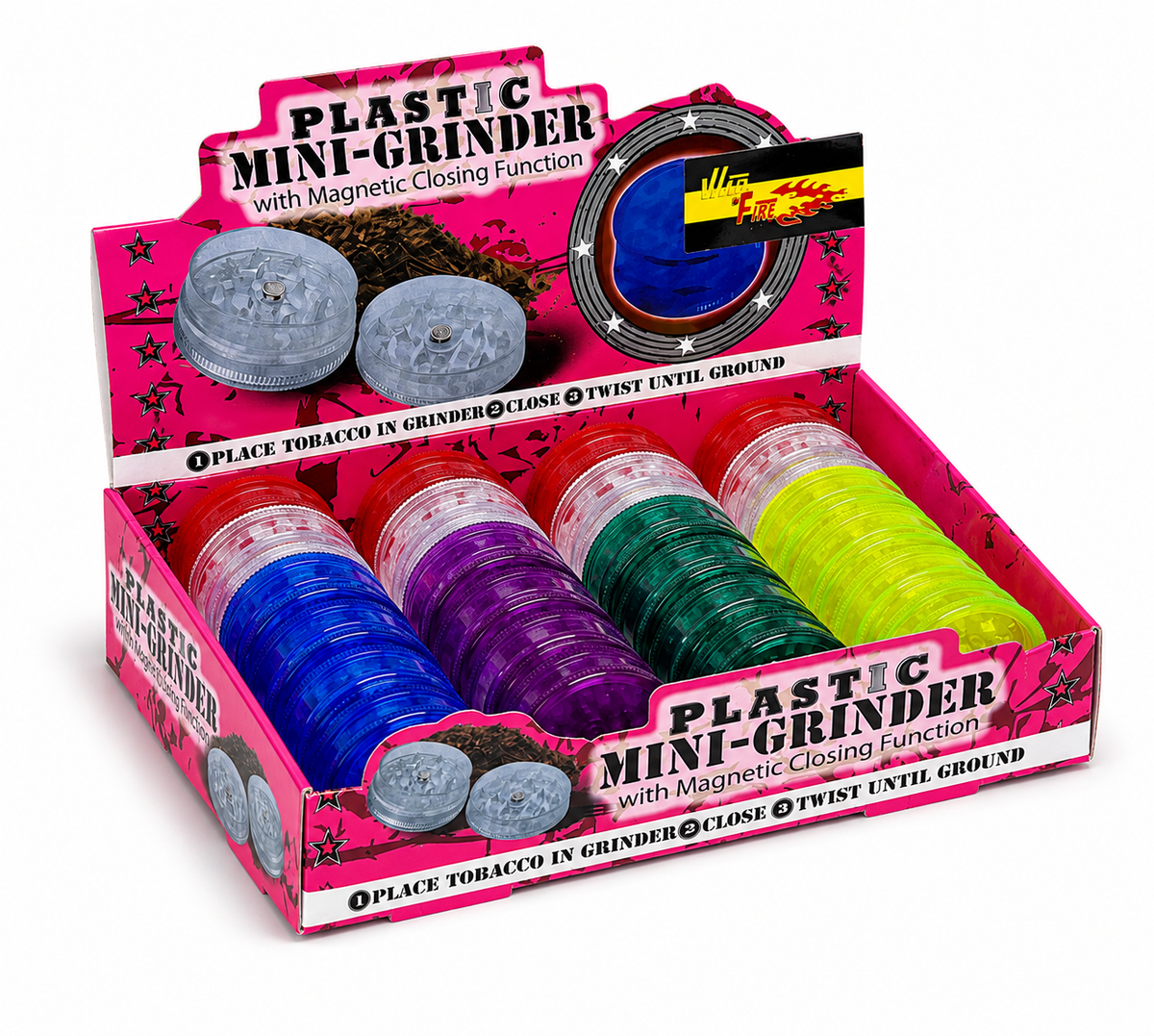 2 Piece Plastic Grinder-45mm